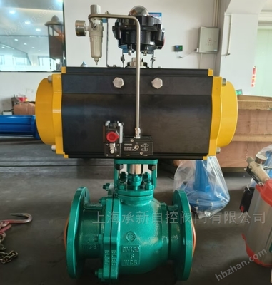 Q641F46-16P DN20 不锈钢衬氟气动防爆球阀 工业流程中的关键五金元件